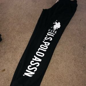 Black Polo sweatpants